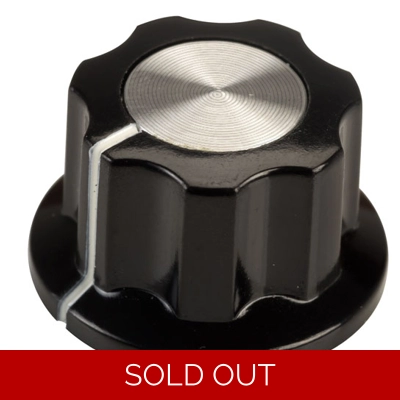 Boss-style Knob - Black - 19mm